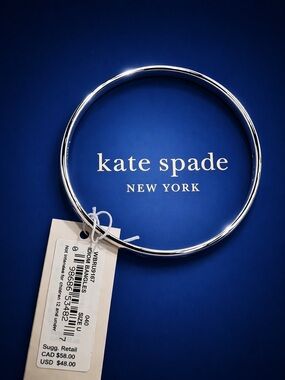 kate spade New York Silver Bangle Bracelet